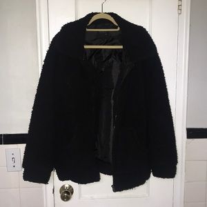 Cotton On Black Teddy Jacket *PRICE NEGOTIABLE*